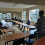 Pacset team educating PWDs